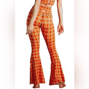 Groovy Gurl Printed Bell Bottoms by Yoga Democracy - Size Small